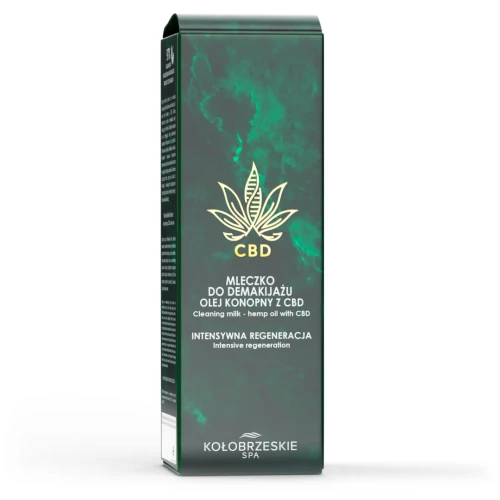 CBD Mleczko do demakijażu z olejem konopnym  KołobrzeskieSpa 150 ml (3897)