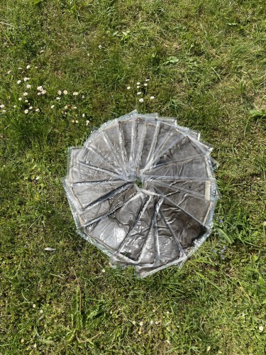 Plastry borowinowe zestaw 20 x 0,5 kg