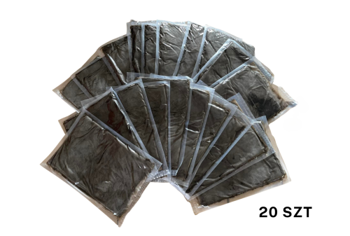 Plastry borowinowe zestaw 20 x 0,5 kg