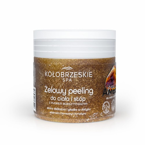 Żelowy peeling do ciała 200g Borowina + KołobrzeskieSpa (384)