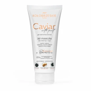 Żel - maseczka do twarzy i szyi z kawiorem 100g Borowina + Kołobrzeskie Spa (360)