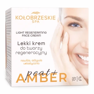 Lekki krem do twarzy regenerujący 50 ml Borowina + KołobrzeskieSpa (315)