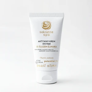 Aktywny krem do rąk ze śluzem ślimaka 50ml Sekretne Spa (1077)