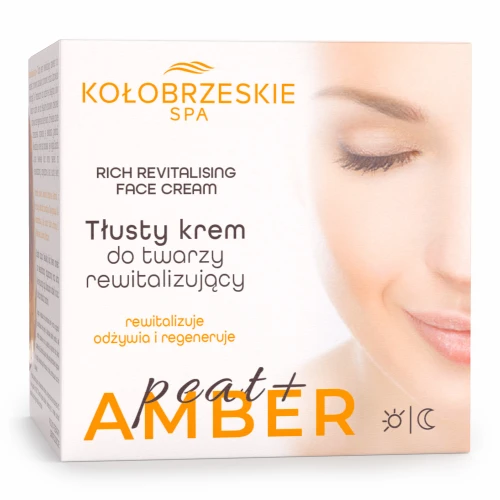Tłusty krem do twarzy rewitalizujący 50 ml Borowina + (322)